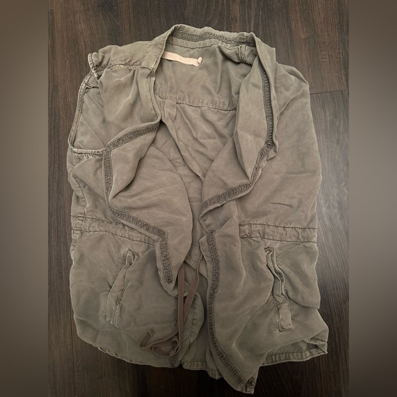 Max Jeans Army Green Slouchy Vest Small - Picture 1 of 3